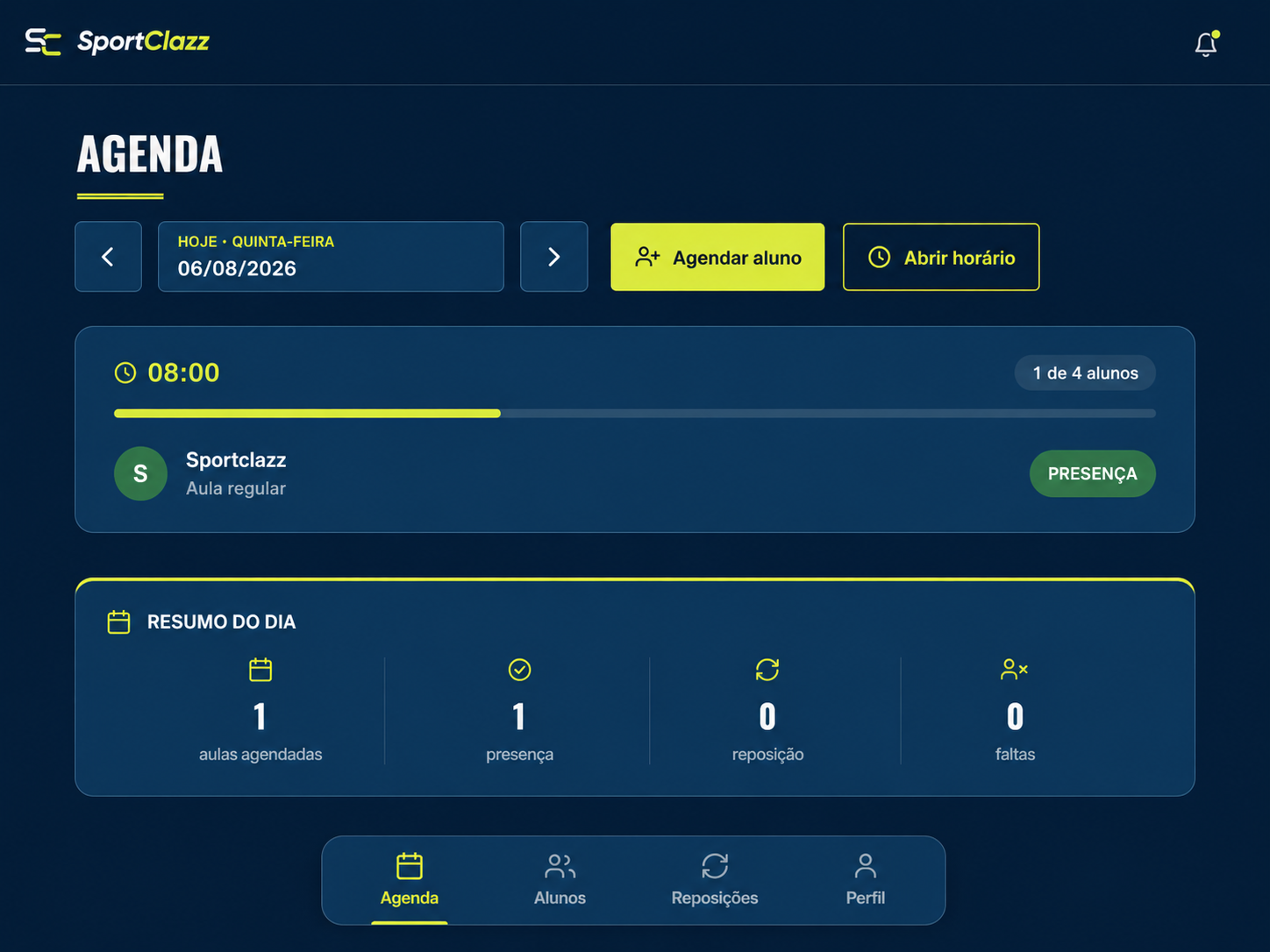 Portal do Professor SportClazz